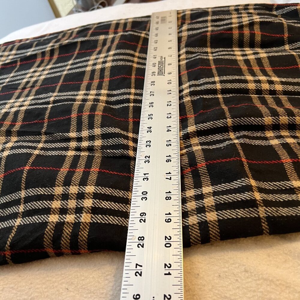 Briggs NY Pencil Skirt 14 Vtg Plaid Tassel Wool Tartan Office Christmas Party - Picture 9 of 9